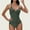 Army Green Womens Bikini Sets 2025 Savings, variant on BSDJILFG Halter Swimsuit for Women One-Piece Bathing Suit High Waisted Bodycon Swimwear Full Coverage Ruched Breathable Beachwear