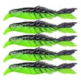 thumbnail image 2 of Beisidaer Perch Pike Fishing Bait Soft Double Color Multi Join Bone Fish Paddle Tail, 2 of 8
