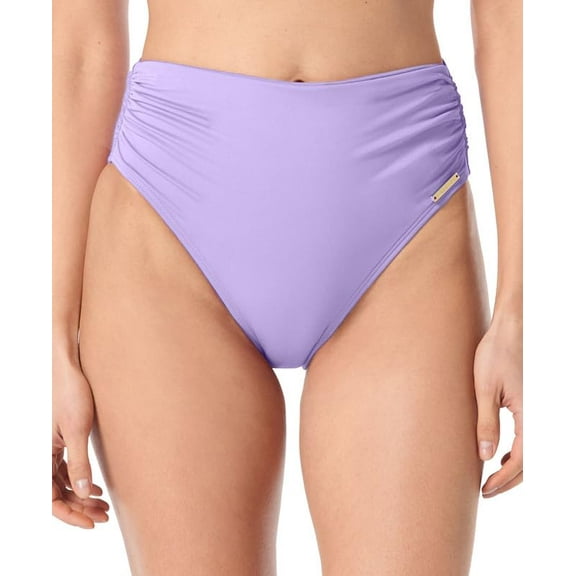 Vince Camuto Women's High-Waisted Bikini Bottoms Lavender Medium
