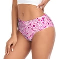 thumbnail image 2 of Fotbe Breast Cancer Awareness2 Calzones Estampados para Mujer – Ropa Interior de Algodón, Cómoda, Suave y Elástica-Medium, 2 of 6