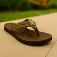 thumbnail image 3 of J202 Men’s Arch Support Flip Flops – Comfortable Sandals with Soft Cushion Footbed | Lightweight, Non-Slip, Shock-Absorbing EVA Flip Flops for Beach, Shower & Everyday Wear, 3 of 3