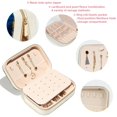 thumbnail image 3 of Hanukkah Velvet Portable Necklace Holder with Removable Compartment - Earring Organizer and Bracelet Holder Gift, 3 of 7