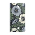 thumbnail image 2 of Yayeee Blank Wall Plate Cover 1-Gang 4.5"x2.7" Home Unused Decorative Outlet, Dark Floral, 2 of 7
