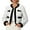 White, variant on Winter Coats for Women Plus Size French Style Loose Jacket Warm Cozy Long Coat Black XXL