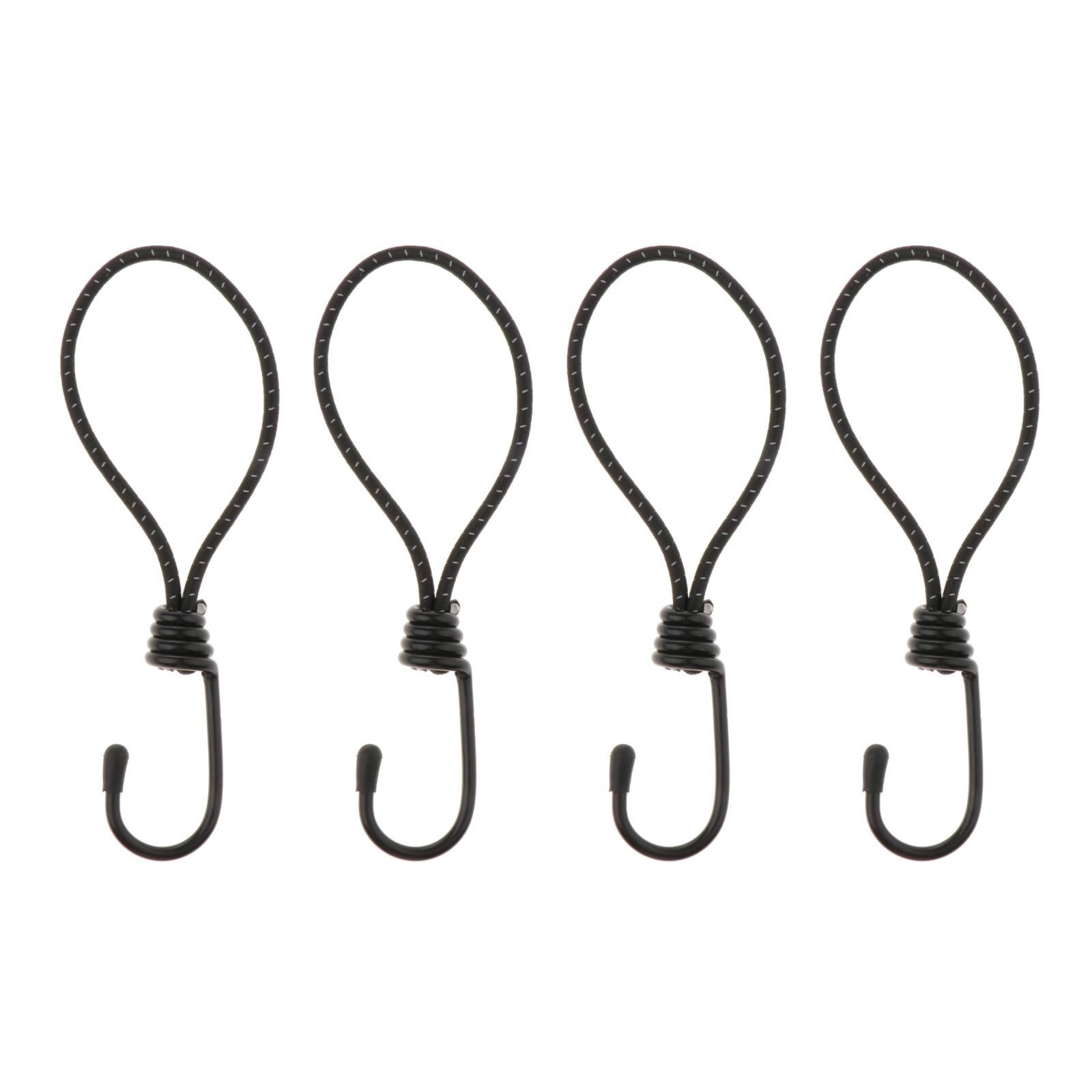 4 Pieces Bungee Cord with Hooks 