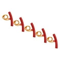 thumbnail image 1 of S SERENABLE 5 Pieces Car Tire Changing Rim Protector Portable Wheel Changing Rim Savers Red, 1 of 9