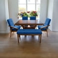 thumbnail image 2 of Comedor azul para 6 personas de madera de parota natural, 2 of 10