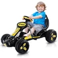 thumbnail image 4 of Go Kart Pedal para Niños Coche Vehicle Juguete Infantil Costway  Negro y Amarillo, 4 of 4