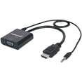 thumbnail image 2 of Convertidor Manhattan HDMI/3.5mm a VGA 2.5m Negro, 2 of 2