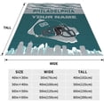 thumbnail image 6 of Custom Philadelphia Blanket Personalized Throw Blankets Name and Number for Men Women Boy Football Style Decor Gifts, 6 of 6