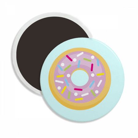 

Purple Dessert Sweet Food Round Ceracs Fridge Magnet Keepsake Decoration
