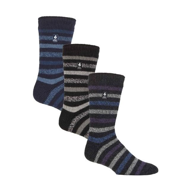 Heat Holders - 3 Pack Multipack Mens Insulated Thermal Socks for Winter