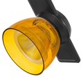 thumbnail image 4 of Benjara BM220777 12W Integrated LED Track Fixture with Polycarbonate Head, Black & Yellow, 4 of 5