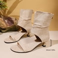 thumbnail image 4 of MKLEKYY Sandalias de Mujer Playa Sandalias de Mujer Calzado Casual Cómodo para Uso Diario Con Diseño de Punta Abierta y Tacón de Aguja de 4,8 Cm Adecuado para La Moda de Primavera y Verano, 4 of 4