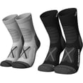 thumbnail image 5 of Alpen Bears Merino Wool Hiking Socks 2-Pair - Wool Socks for Men, Women & Kids - Warm, Moisture-Wicking, Anti-Blister Trekking Socks - Suitable for All Outdoor Adventures - (Black/Grey, 10-13), 5 of 5
