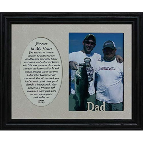 Forever In My Heart Dad Photo Poetry Frame Holds A Portrait Forever In My Heart Dad Photo Poetry Frame Holds A Portrait 5x7 Picture Memorial Tribute Lightmedium 830 Com