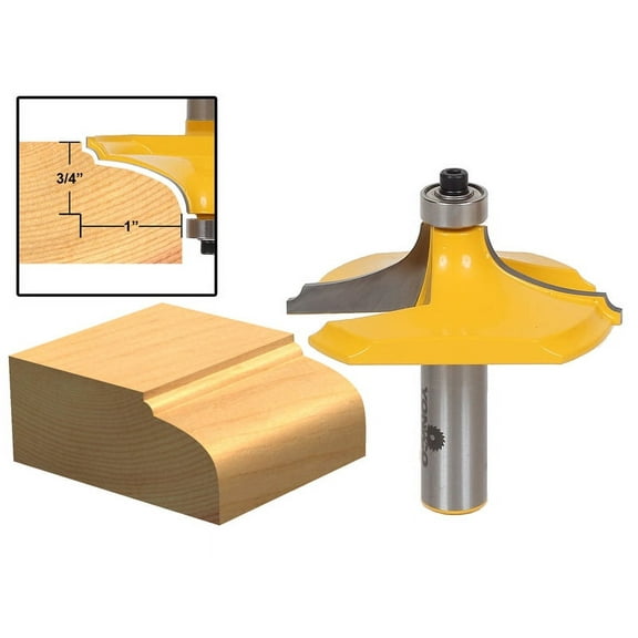 Yonico Thumbnail with Bead Table Edge Router Bit - 1/2" Shank - 13142