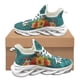thumbnail image 1 of Zapatillas de deporte unisex con estampado de hibisco de Tahití, para otoño e invierno, para viajes al aire libre, de malla resistente a la suciedad y con absorción de impactos., 1 of 6