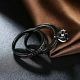 thumbnail image 6 of 18K Gold Plated Black Gun P Fashion Set Ring Aaa Zirconia Women B318, 6 of 7