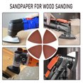 thumbnail image 4 of fashionhome Oscillating Saw Sanding Sheet Sandpaper Self-adhesive Sanding Paper Woodworking Tool, 50pcs, 4 of 8