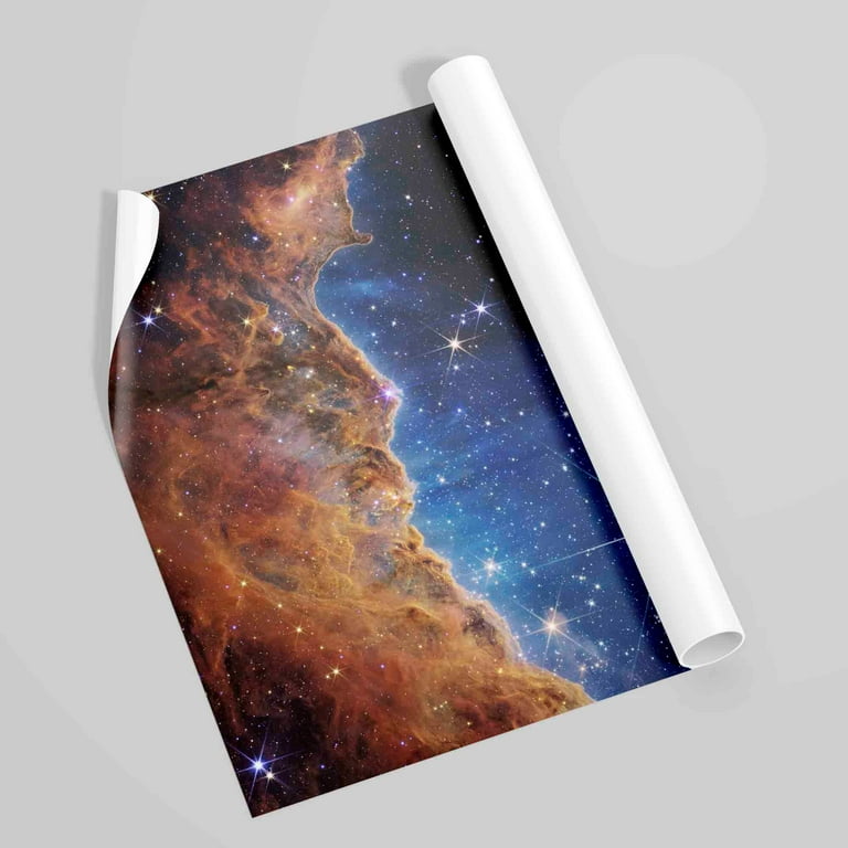 James Webb Space Telescope First Image, Paper Wall Art Modern
