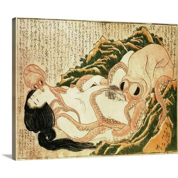 Dream of the Fisherman’s Wife by Katsushika Hokusai Dream of the Fisherman’s Wif