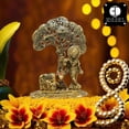thumbnail image 4 of EDZZEL Krishna with Cow Standing Under Tree Playing Flute Decorative Showpiece, 4 of 4