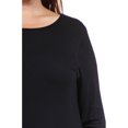 thumbnail image 4 of Women's Plus Size Extra Long Diagonal Sweep Tunic, 4 of 4