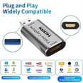 thumbnail image 4 of Audio Video Capture Card, HDMI to USB 3.0 Full HD 1080p, HDMI Video Capture Device for Video Editing/Gaming/Streaming, 4 of 4
