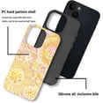 thumbnail image 2 of Case Compatible with iPhone 15, Scratch Resistant Hybrid Double Layer Hard Shell, Watercolor Sunflowers, 2 of 6