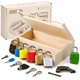 thumbnail image 2 of Juego de juguetes Woodtoe Montessori Lock and Key, 8 piezas para niños pequeños, 2 of 6