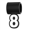 thumbnail image 2 of Colgante del Número 8 para Collar de Béisbol Colgante para Collares de Fanáticos del Deporte para Collar de Cuerda, 2 of 8