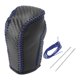 thumbnail image 1 of Cubierta de pomo de cambio antideslizante Unique Bargains, protector de mango de cambio para Honda Inspire 2023, cuero sintético azul, 1 of 6