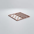 thumbnail image 4 of Ekena Millwork 7 3/8"W x 7 3/8"H x 1/4"T Extra Small Genoa Decorative Fretwork Wood Wall Panels, Cherry, 4 of 18