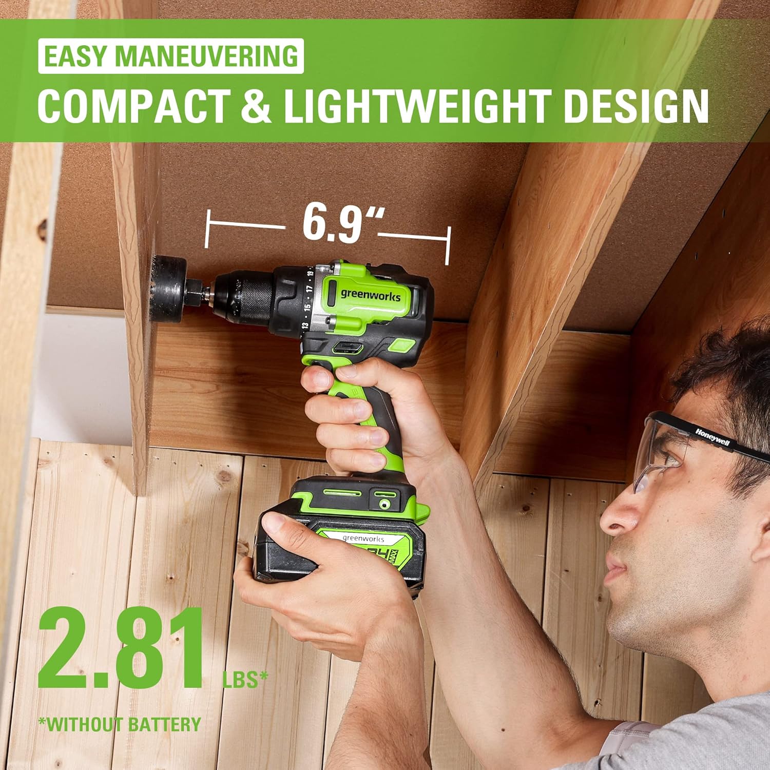Greenworks 24V Brushless Drill/Driver, Tool Only photo 7