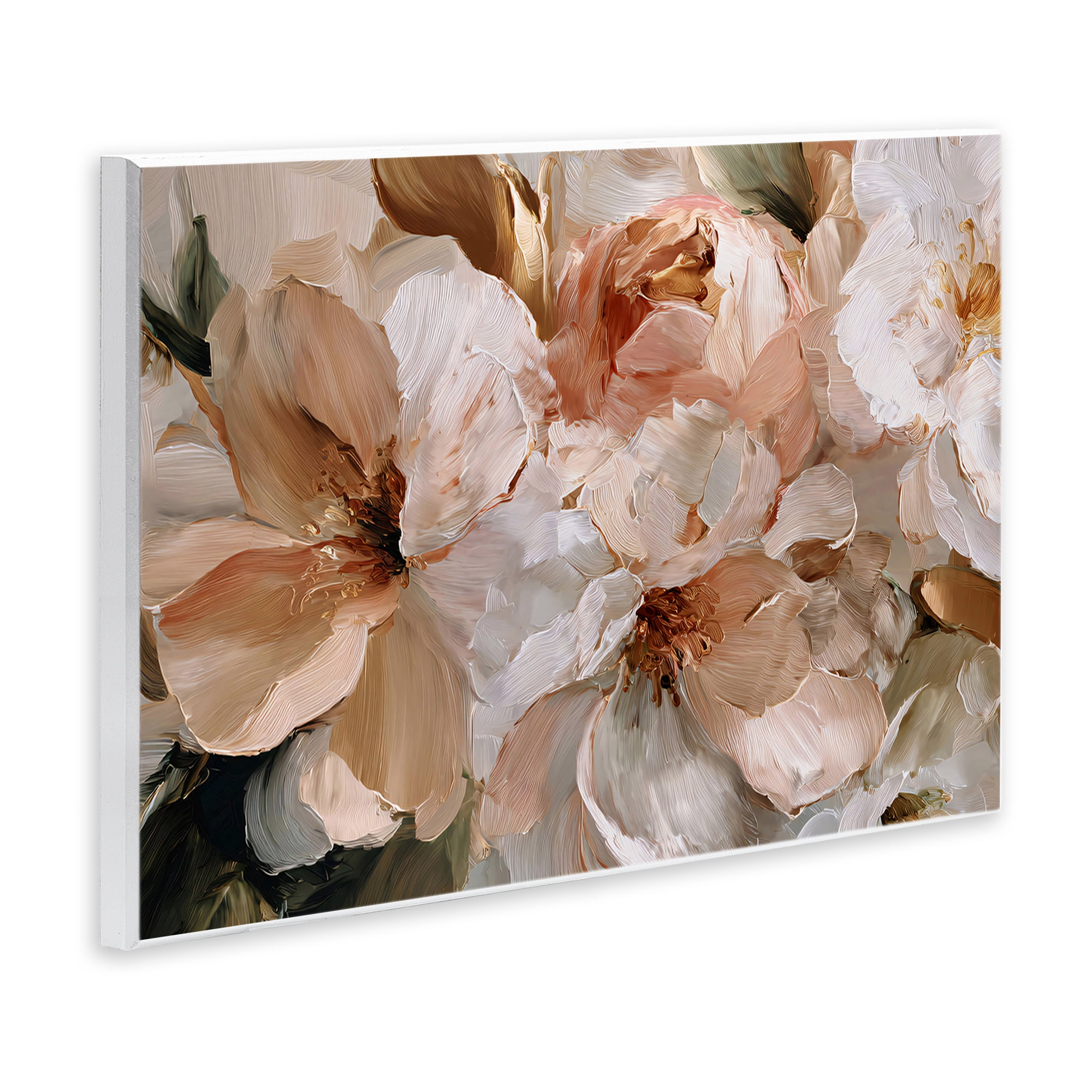 Stupell Industries Pink Brushstroke Petals Wall Plaque Art, design by Jacky Ngan