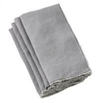 Saro Lifestyle Fringe Linen Table Napkin (Set of 4)