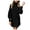 Black, variant on Vedolay Maxi Dress Womens 2023 Fall Winter Long Sleeve Button Down Solid Lapel Knit Pullover Dresses,Black XXL