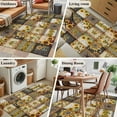 thumbnail image 6 of Area Rugs for Living Room 4x6 Ft, Sunflowers Non Slip Area Rugs for Kitchen Bedroom Entryway, Farmhouse Vintage Western Texas Star Plaid Washable Carpet Runner Rug Floor Mats for Bedroom Home Decor, 6 of 9