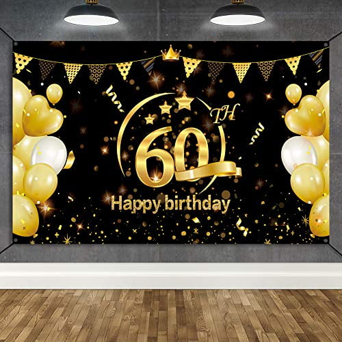 Với đồ trang trí sinh nhật lần thứ 60 từ KMUYSL, bạn sẽ cảm thấy mãn nhãn bởi kích thước lớn 73\