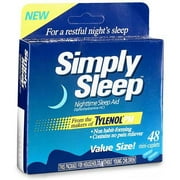McNeil Simply Sleep Nighttime Sleep Aid, 48 ea