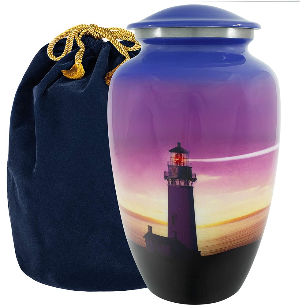 Trupoint Memorials Guiding Light Lighthouse Adult Large Cremation Urn