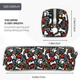 thumbnail image 3 of Honeii Paw And Bones Pattern Pencil Case, Pencil Pouch, Pencil Case Small, Pencil Pouch Aesthetic, PVC Pencil Pouch, Pencil Bag, Makeup Pouch, 3 of 7
