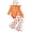 Pumpkin, variant on WIBACKER Newborn Baby Girl Halloween Clothes Infant Cutest Pumpkin Romper Bell Bottom Pants Headband 0-18 Months Baby Girls Fall Outfits