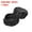 Black, variant on Uxcell 2.36-3.54 Inch Earphones Flexible Fabric Covers, Black Washable Headphone Covers, 1 Pair