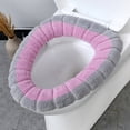 thumbnail image 5 of Laklulu - Funda para asiento de inodoro de dos colores, suave, elástica, más gruesa y lavable, 5 of 5