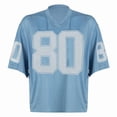 thumbnail image 3 of Women'S Oversized Jersey Summer Tops Graphic Tees Y2k Streetwear Short Sleeve Shirts Blue L, 3 of 9