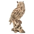 thumbnail image 5 of Hi-Line Gift 87650-A Driftwood Eagle Owl On Stump Statue, 5 of 7