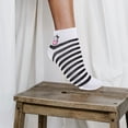 thumbnail image 3 of 5 pares de calcetines cortos de primavera Dibujos animados de calcetines de vaca Estudiantes Calcetines Traje de moda, 3 of 7