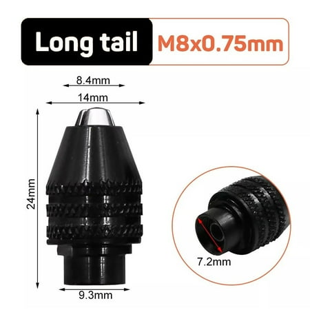 

Leke Drill Chuck Keyless Electric Mini Chuck Fixture Hex Shank Drill Bits Adapter
